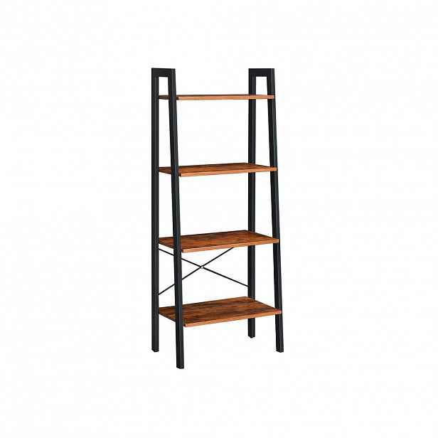 Boxxx REGÁL, hnědá, černá, 56/137,5/34 cm