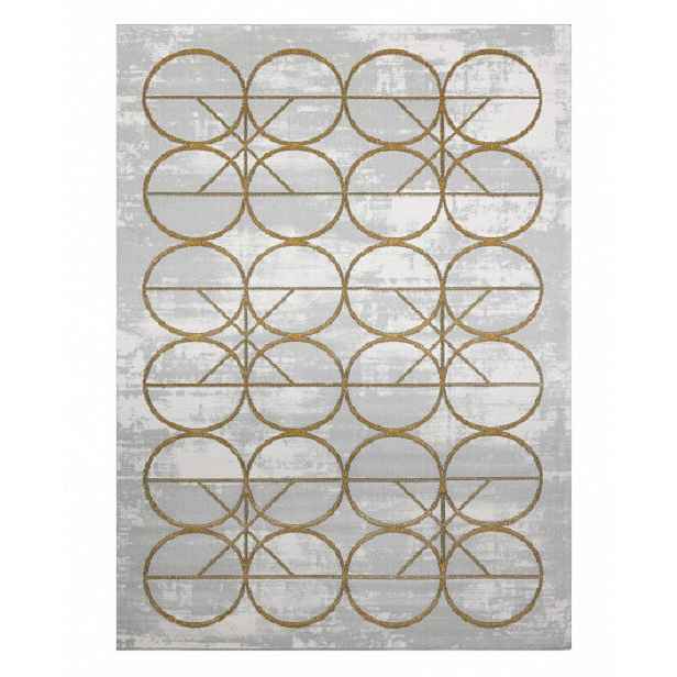 Kusový koberec Emerald 1010 cream and gold, 200x290, vícebarevná, kancelář, Dywany Łuszczów