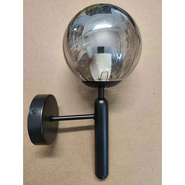 Nástěnné lampy Delipop Černé se skleněným stínidlem E27 1 ks R25