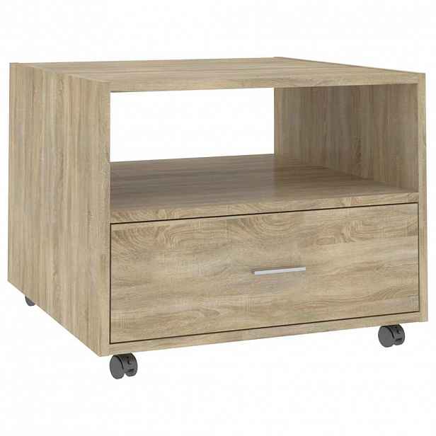 vidaXL Konferenční stolek dub sonoma 55 x 55 x 40 cm kompozitní dřevo