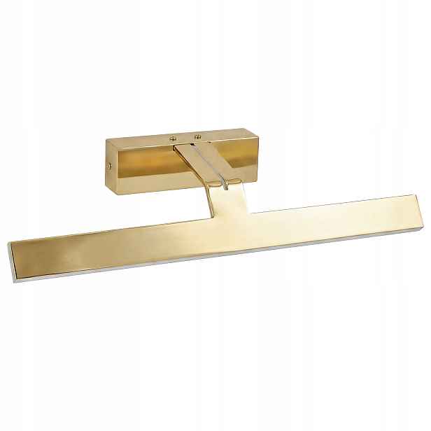 Koupelnová Nástěnná Lampa Toolight Zlatá Nad Zrcadlo SWE004-1W 43 cm