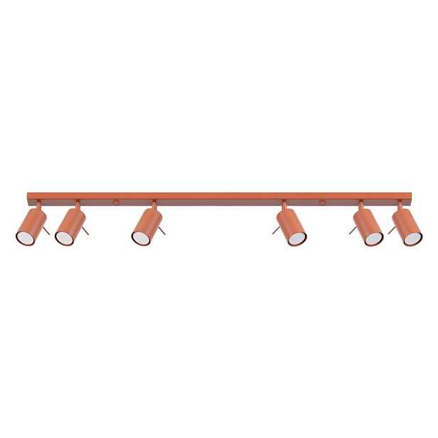Bodové svítidlo v cihlové barvě 6x117 cm Etna – Sollux