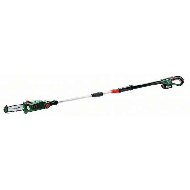 Bosch - 18V AKU prořezávací řetězová pila 20 cm, 1x aku 2,5 Ah Li-Ion, nabíječka 06008B3100