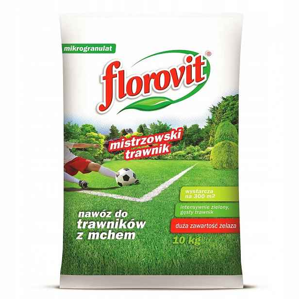 Florovit Hnojivo na trávníky s železem Mistrovský trávník 10 kg