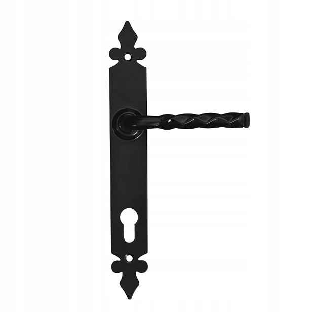 Klika na dveře Sewilla 2 se štítkem pro vložku 90 mm