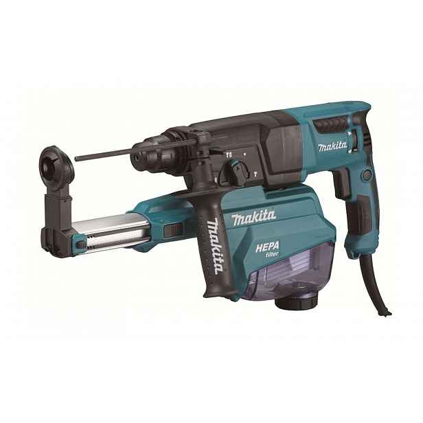 Makita - Kombinované kladivo 800 W, s integrovaným odsáváním prachu HR2652