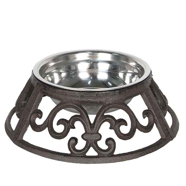 Miska v kovovém stojanu - Ø 23*8 cm / 0,435L Clayre & Eef