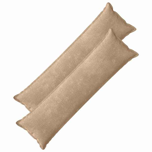 vidaXL Povlak na polštář 2 ks HOUTEN Taupe 40 x 145 cm