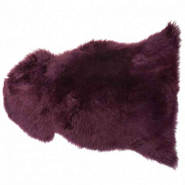 Beliani CHLUPATÁ OVČÍ KŮŽE Uluru 100/110/65 cm