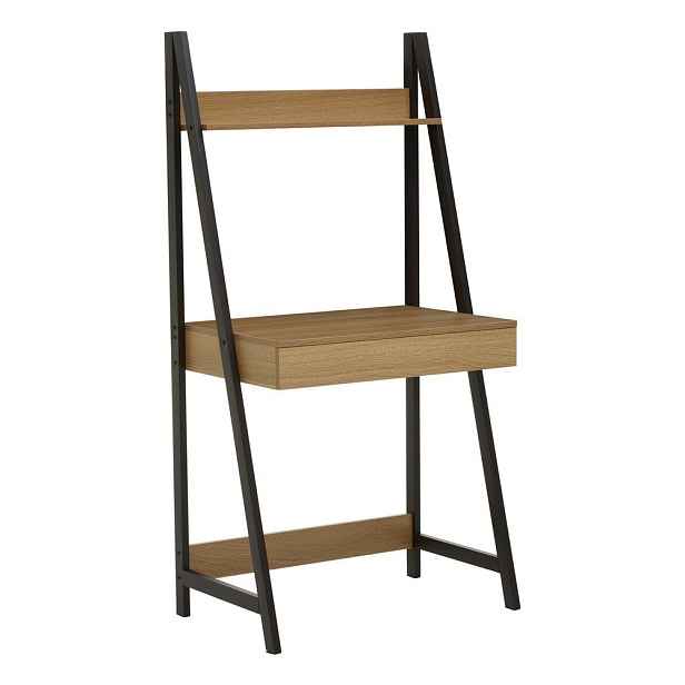 Pracovní stůl v dekoru dubu 48x74 cm Bradbury – Premier Housewares