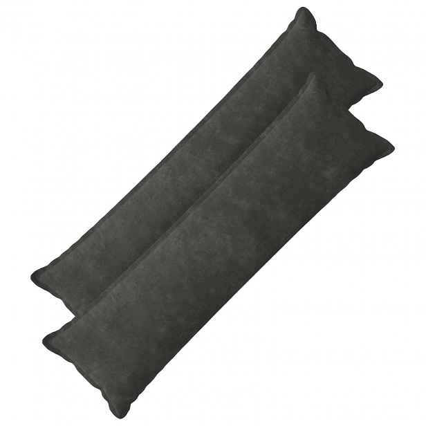 vidaXL Povlak na polštář 2 pcs HOUTEN Antracitová 40 x 145 cm