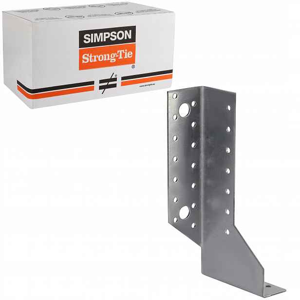 Dělené věšáky na nosníky 188 mm 2 mm 50 ks Levé Simpson SDEG440/30