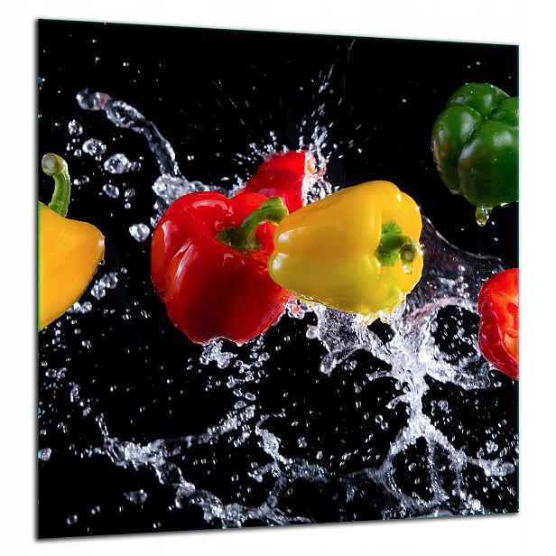 Skleněná Ochranná Deska Panel Lepidlo 60x65 Paprika