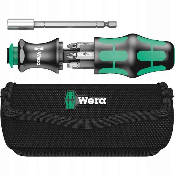 Kraftform Kompakt 28 Šroubovák Sada Bitů Ph Pz 6EL Pouzdro 05134491001 Wera