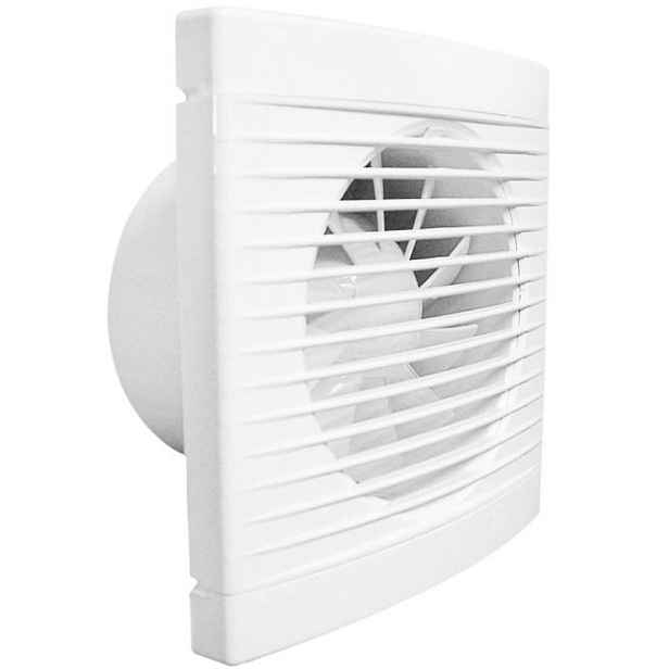 Nástěnný Ventilátor Stropní Senzor Vlhkosti Časovač Kuličková Ložiska Fi 100