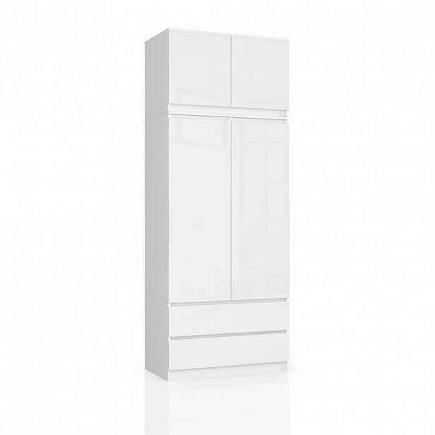 RAUMHIRSCH FURNITURE SKŘÍŇ Bílá, lesklá bílá 234/90/51