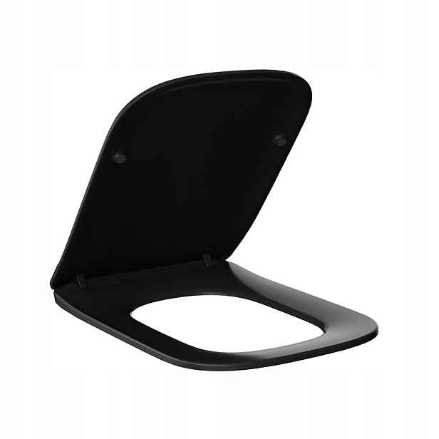Sedací sedátko Luga černé, Duroplast, 44,5 x 34 cm