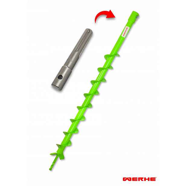 Vrták pro půdu 60 mm D adaptér Sds Max sada pro sloupky a těžkou půdu