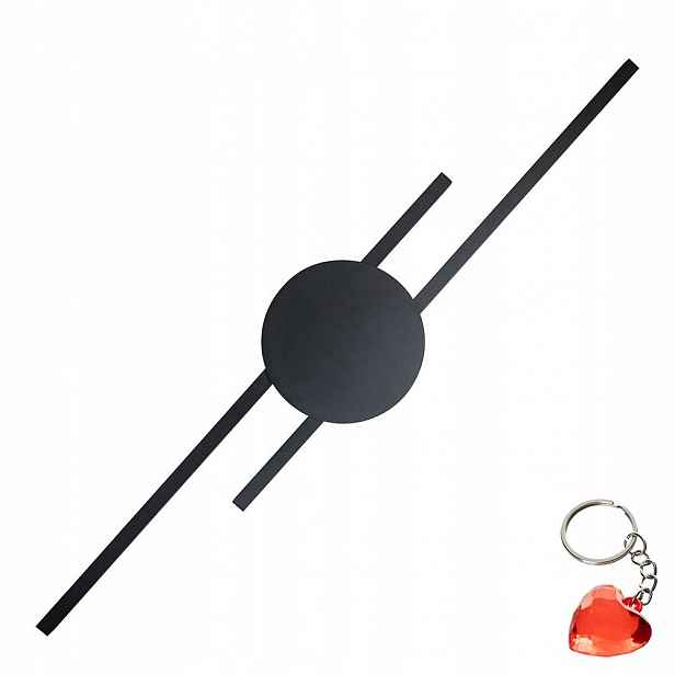 Nástěnná Led lampa Černá Kov 2 zdroje 24 W Barva 4.2 cm Tk Lighting