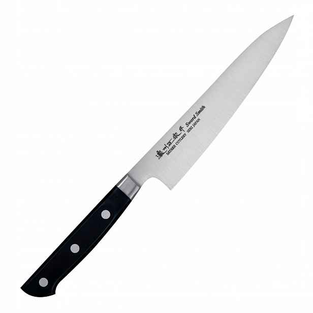 Nůž univerzální Satake Satoru 802-819 15 cm U420J2 56 Hrc dřevo