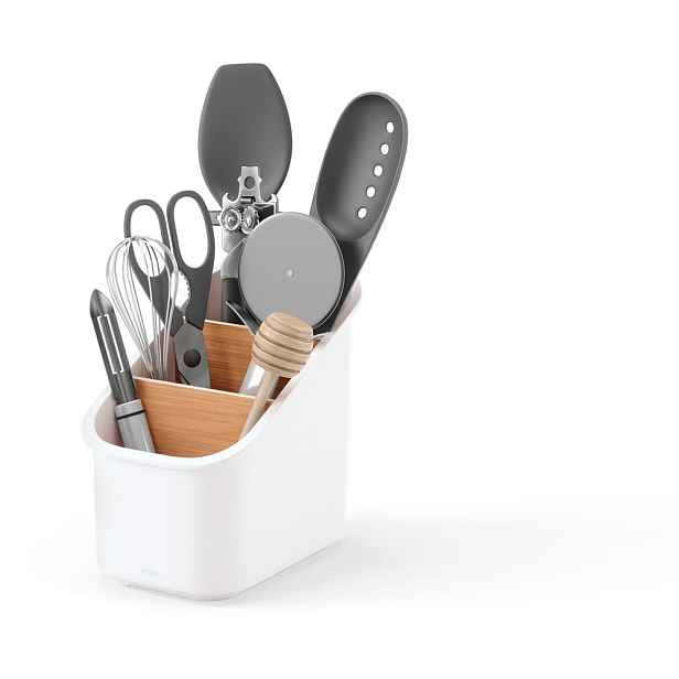Stojan na kuchyňské náčiní z recyklovaného plastu Bellwood – Umbra