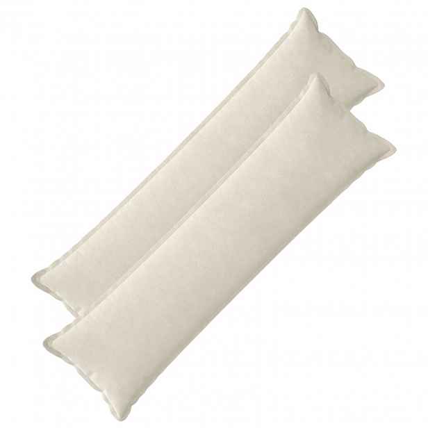 vidaXL Povlak na polštář 2 pcs HOUTEN Krémová 40 x 145 cm