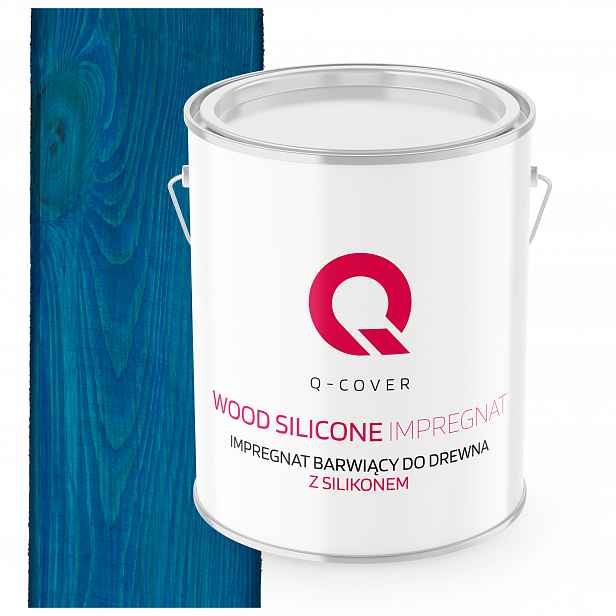 Impregnační Nátěr Na Dřevo S Ochranným Silikonem, Stálobarevný, Modrý, 2,5 L