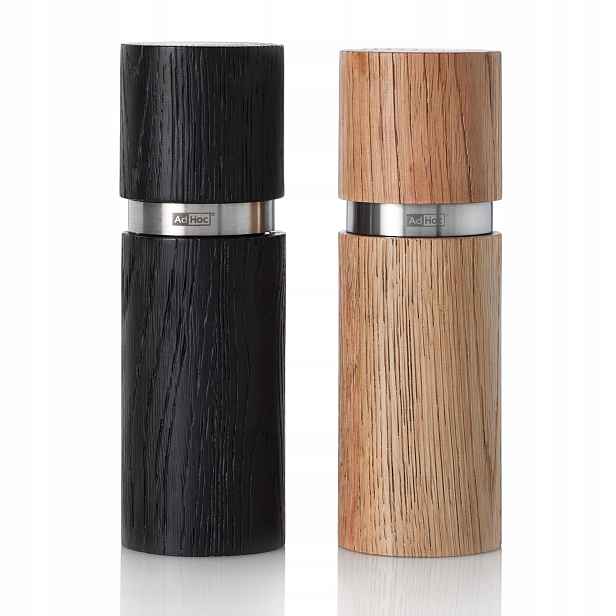 AdHoc Sada mlýnků na pepř a sůl, výška: 155 mm, délka: 106 mm, šířka: 5 mm