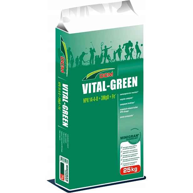DCM hnojivo Vital Green léto 14-4-8+3MgO+Fe 25 kg