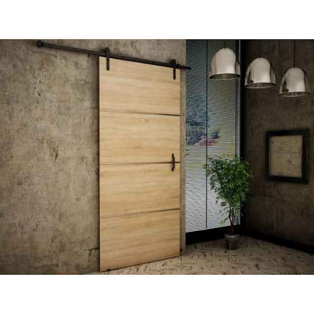 KIER Posuvné dveře RETRO PLUS | 80 cm Barva: dub sonoma