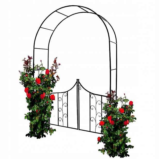 Pergola Zahradní oblouk s brankou Růže Květy Popínavé
