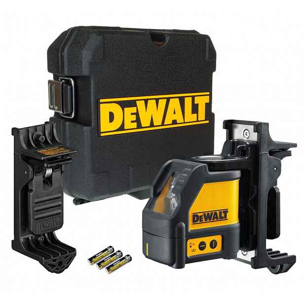 Křížový laser Dewalt DW088K vodováha Profesionál s kufrem samonivelační