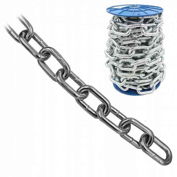 Hospodářský řetěz D1 Din 5685A 12 mm – role 8 m