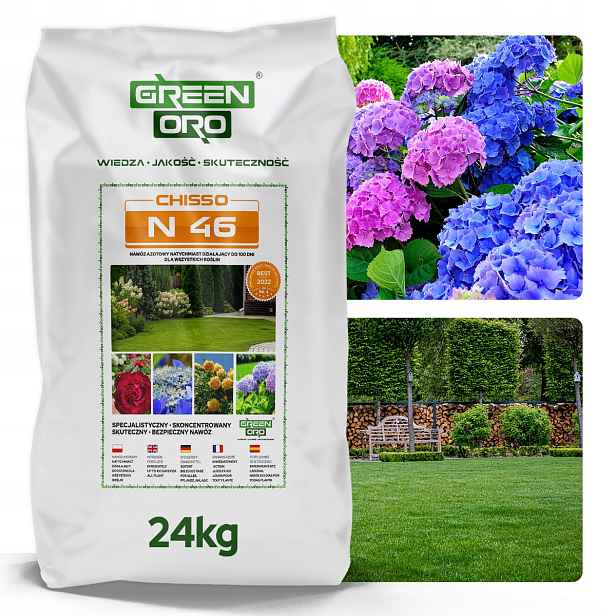 Zahradní močovina Dusíkové hnojivo pro Trávy Trávník Tui Květů jehličnanů 24 kg
