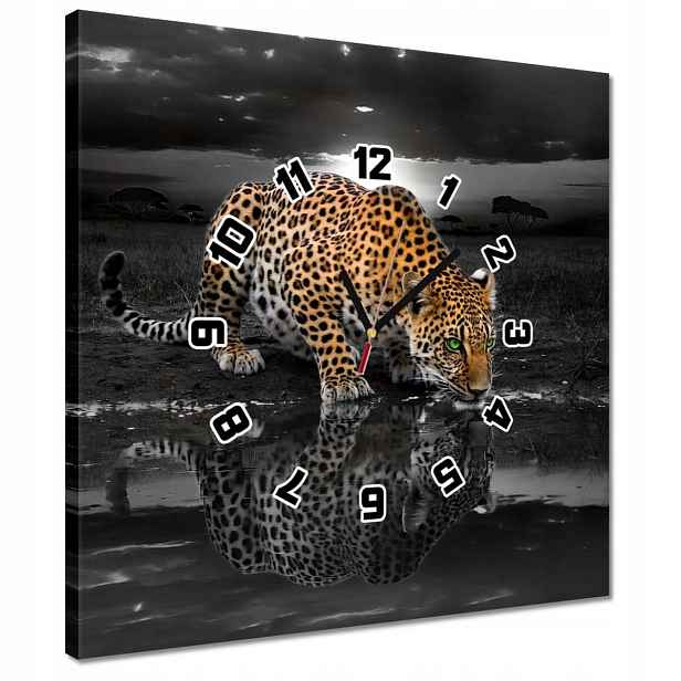 Nástěnné hodiny 40x40 Gepard Do Ložnice