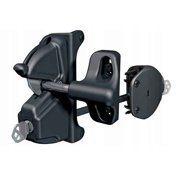 Oboustranný samozatvárací nerezový zámek pro branky 12-38 mm