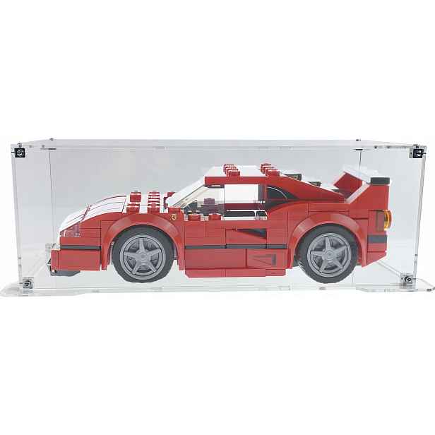 Vitrína s podstavcem Drewlandia pro sadu Lego 75890 Ferrari F40 Competizion