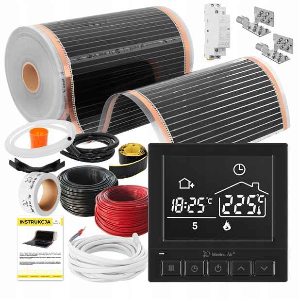 Set Fólie Vyhřívací Podložka Infračervená 160W 24m²