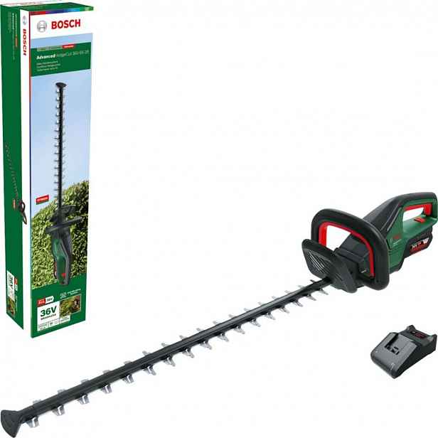 Bosch - 36V AKU plotové nůžky 65 cm, 1x aku 2,0 Ah Li-Ion, nabíječka 060084A300
