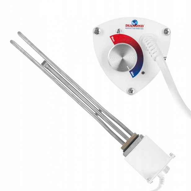 Elektrický Ohřívač S Termostatem Pro Bojler 5/4 3,0KW 3000W 230V se zástrčkou