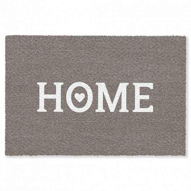 MuchoWow ROHOŽKA Home - Text - Taupe 60x40 cm