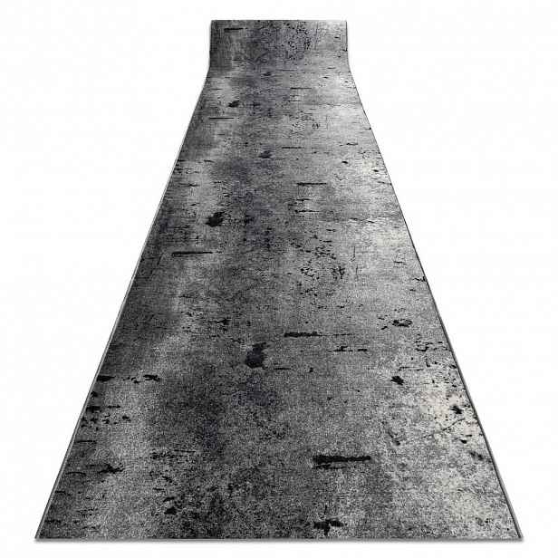 rugsX POGUMOVANÝ běhoun MARL Beton šedá 80 cm 80/120 cm