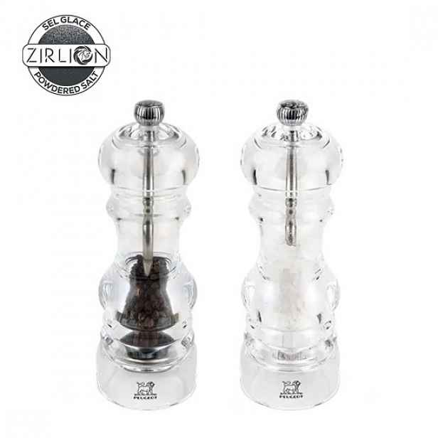Sada 2 mlýnků na sůl a pepř, 18 cm, "Nancy Duo Z" - Peugeot