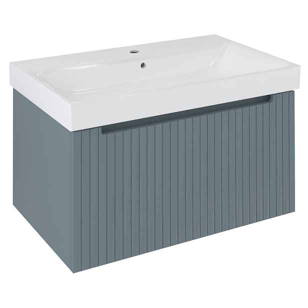 Sapho NELIO STRIP umyvadlová skříňka 76,5x44x49cm, 1x zásuvka, siena