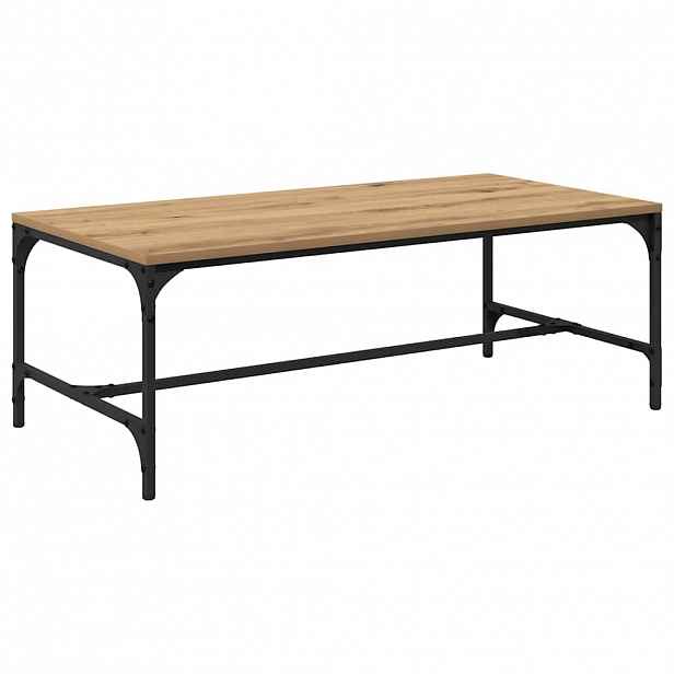 vidaXL Konferenční stolek Artisanový dub 100 x 50 x 35 cm