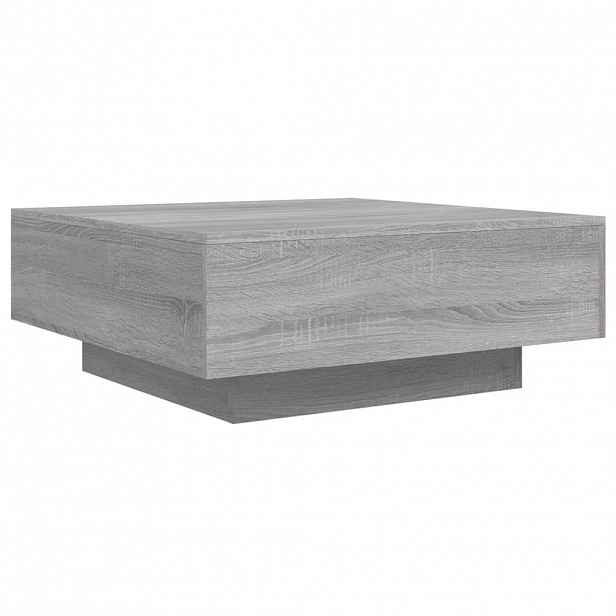 vidaXL Konferenční stolek šedý sonoma 80 x 80 x 31 cm kompozitní dřevo