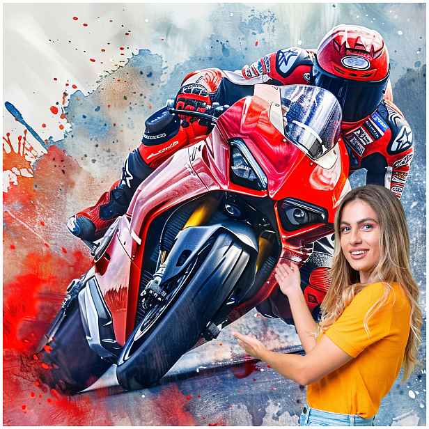 Fototapeta 3D Pro Mládež Auto Motocykl 588x260 DMSM41F