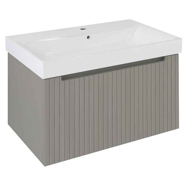 Sapho NELIO STRIP umyvadlová skříňka 76,5x44x49cm, 1x zásuvka, agila
