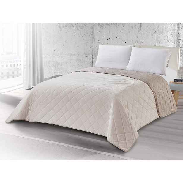 Přehoz postele Ultrasonic 220x240 cm, pískový