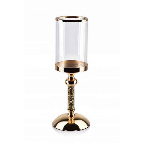 Rose Gold svícen Chantal Lampion 33,5 cm